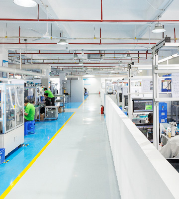 ac to dc cooling fan manufacturer_Automated production workshop