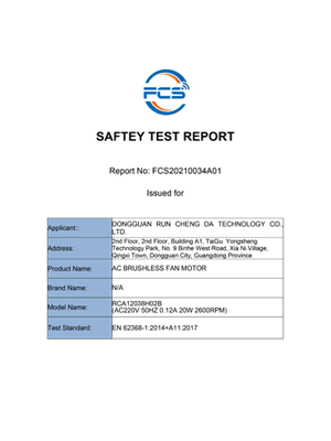 Safety report